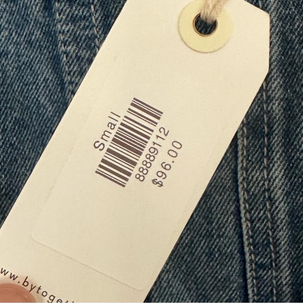 NWT By Together Denim Jeans Jean  Women’s Overalls Size Small S - Picture 11 of 11